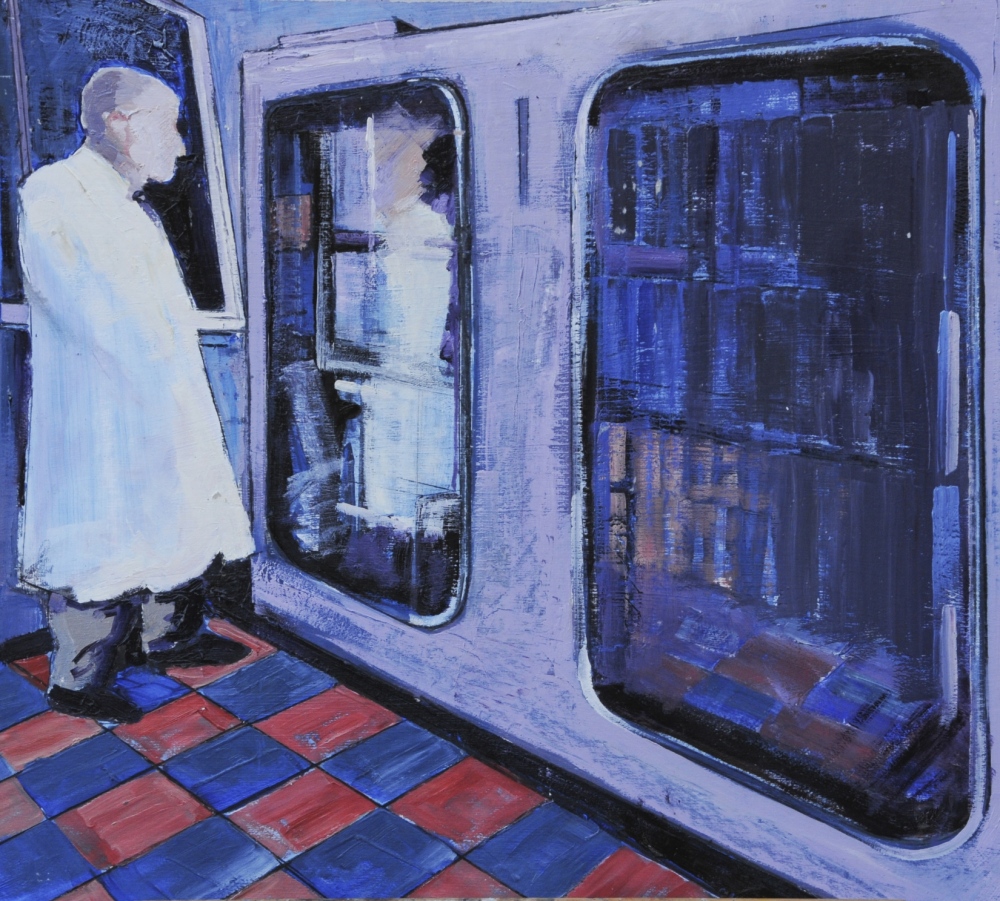 // Bruno Truyts // visual artist // - Different times. Automatise - 60 X 65 cm - Acryl & oil on board - 2011