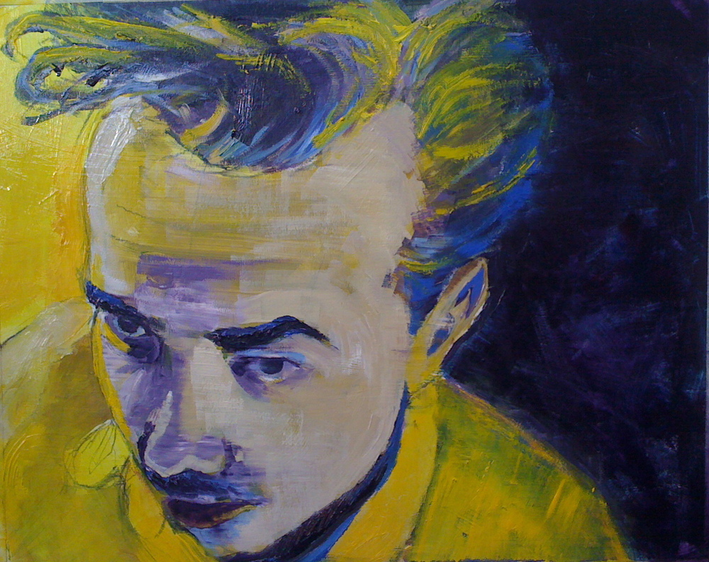 // Bruno Truyts // visual artist // - Paul - 40 X 50 cm - Acryl & oil on board - 2011