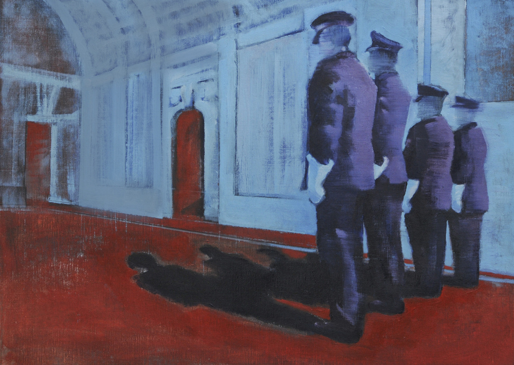 // Bruno Truyts // visual artist // - The Last Post - 50 X 70 cm - Acryl & oil on canvas - 2013