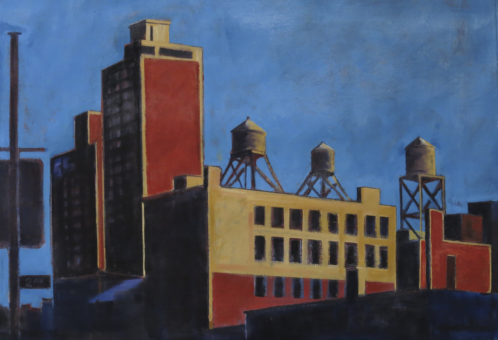 // Bruno Truyts // visual artist // - Second Avenue NY - 60 X 84 cm - Acryl & oil on canvas - 2013