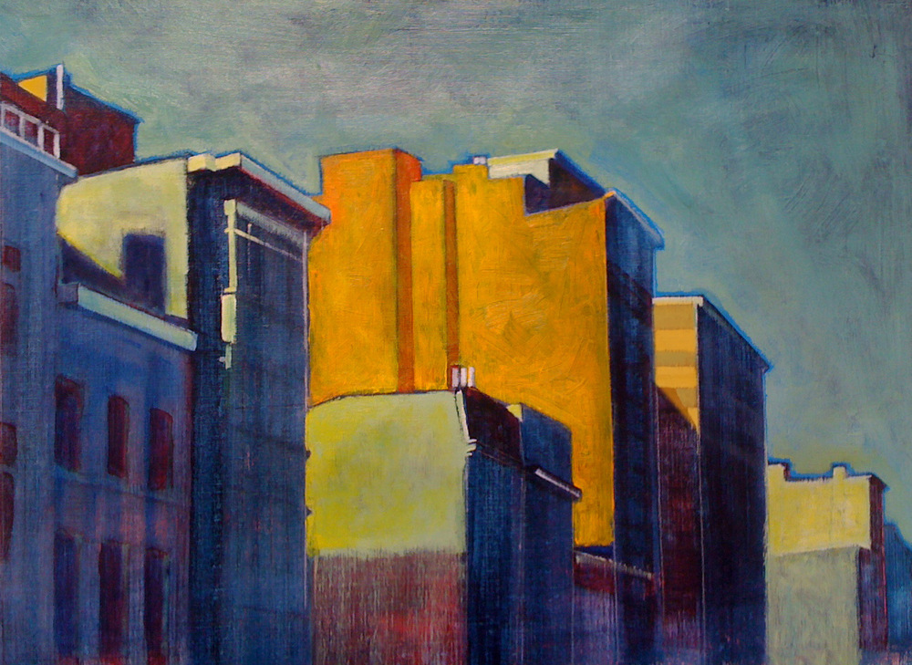 // Bruno Truyts // visual artist // - Pelikaanstraat #2 Antwerpen - 84 X 58 cm - Acryl & oil on canvas - 2014
