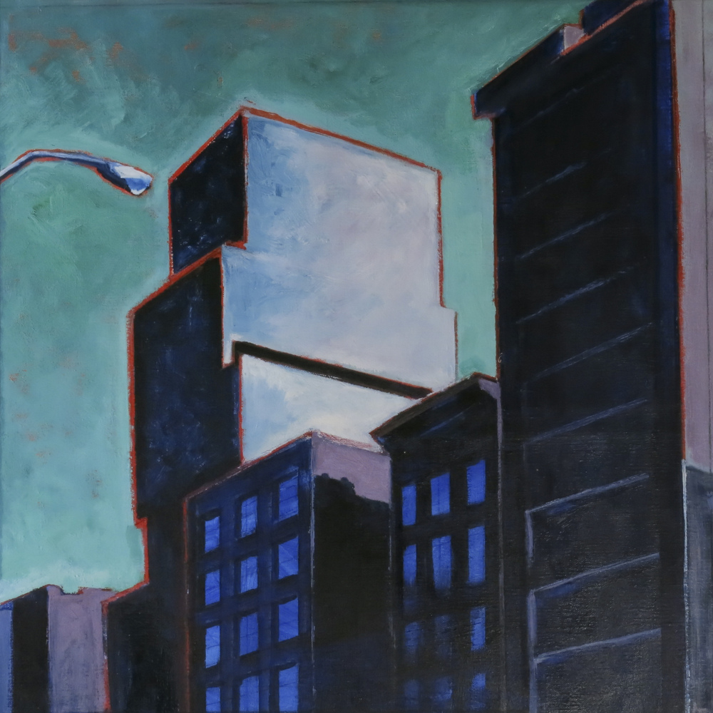 // Bruno Truyts // visual artist // - Bowery NY - 57 X 57 cm - Acryl & oil on canvas - 2014