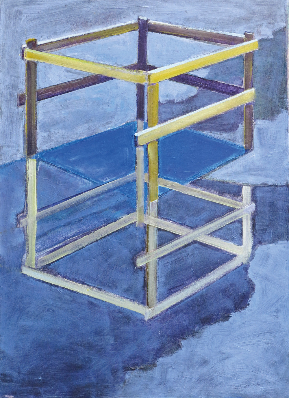// Bruno Truyts // visual artist // - Construction - 50 X 70 cm - Acryl & oil on board - 2015