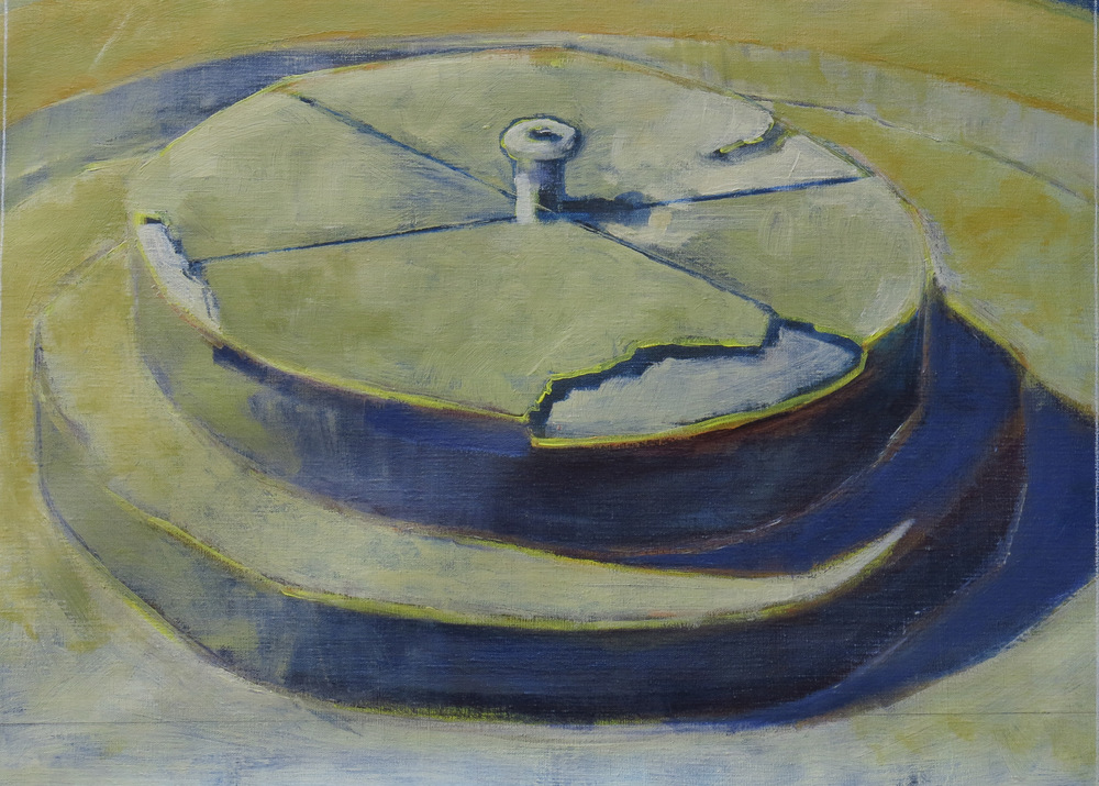 // Bruno Truyts // visual artist // - Platform - 50 X 70 cm - Acryl & oil on linnen - 2015