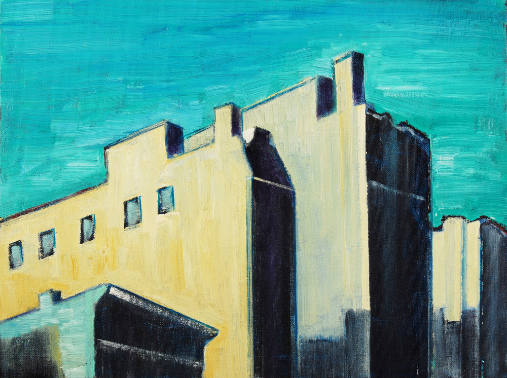 // Bruno Truyts // visual artist // - Houstonstreet #3 NY - 30 X 40 cm - Acryl & oil on board - 2017