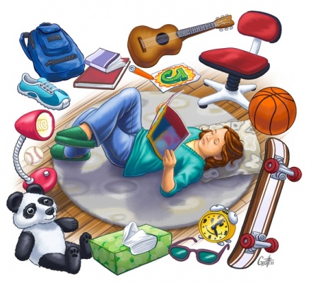 Geoffrey Brittingham all-nite illustration - The Room Your In