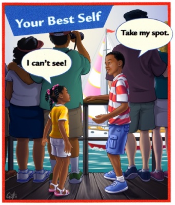 Geoffrey Brittingham all-nite illustration - Your Best Self.