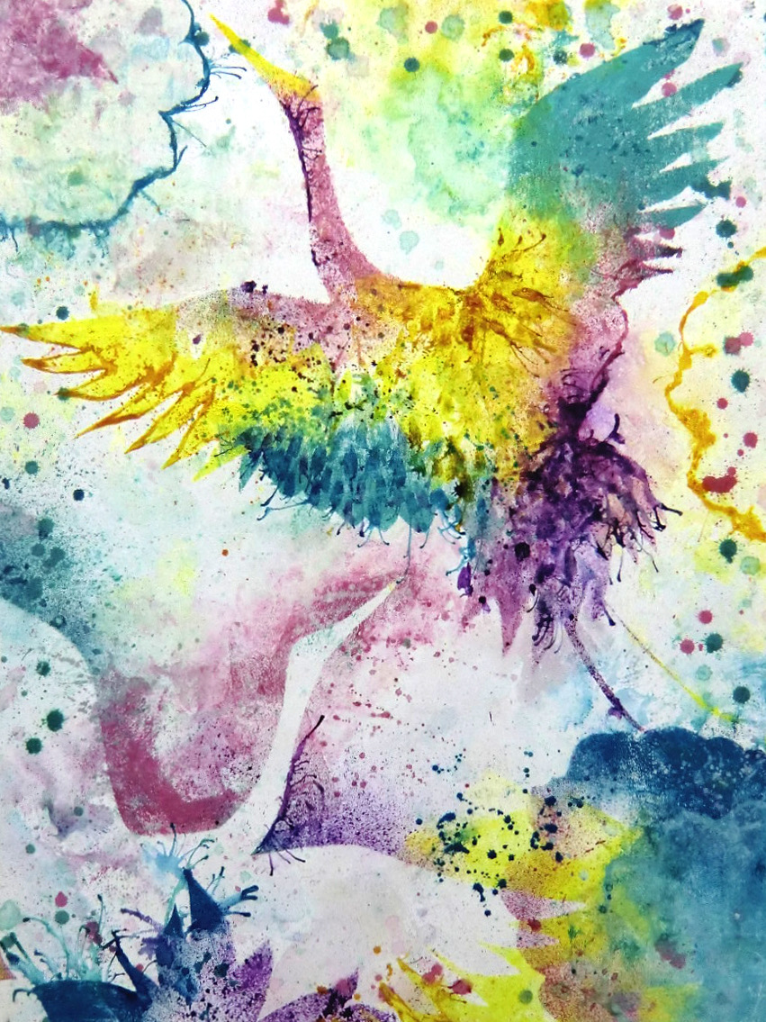 Manami Takamatsu - der Traum 2016, Ölfarbe auf Leinwand, 80x60cm