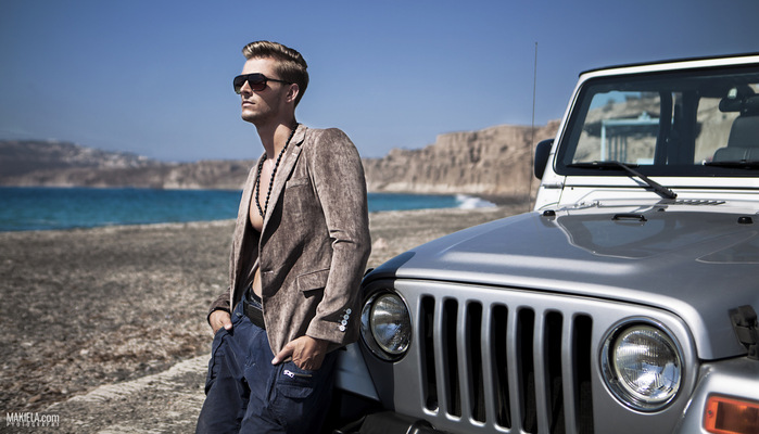 Dubai Photographer underwater, fashion, commercial, corporate, wedding - Fashion shoot on Santorini