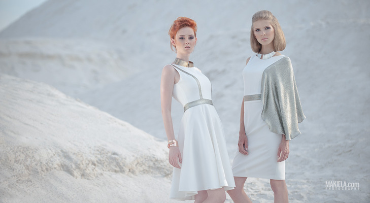 Dubai Photographer underwater, fashion, commercial, corporate, wedding - Editorial with new collection of Agnieszka Światły dresses.