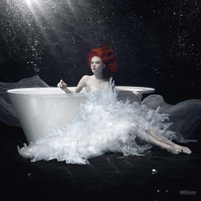 Dubai Photographer underwater, fashion, commercial, corporate, wedding - Marmorin Advertising Campaign model Krysia Ksiezyk