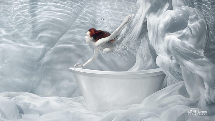 Dubai Photographer underwater, fashion, commercial, corporate, wedding - Marmorin Advertising Campaign model Krysia Ksiezyk
