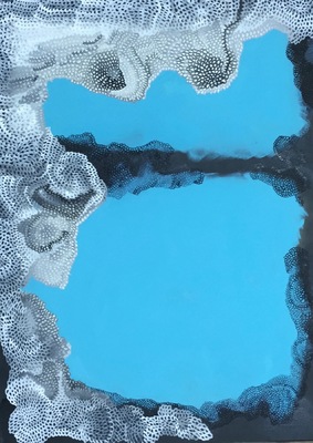 Beata Daly - Eastern Journey III, acrylics, 2015