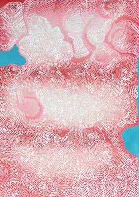 Beata Daly - Eastern Journey IV, YK, acrylics, 2016