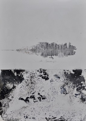 Beata Daly - Oirr Inis, acrylics and mixed media, 2017