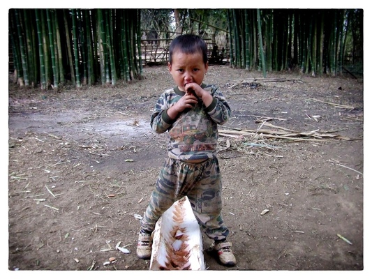 Andrew Bannerman-Bayles - Laotian village child Laos