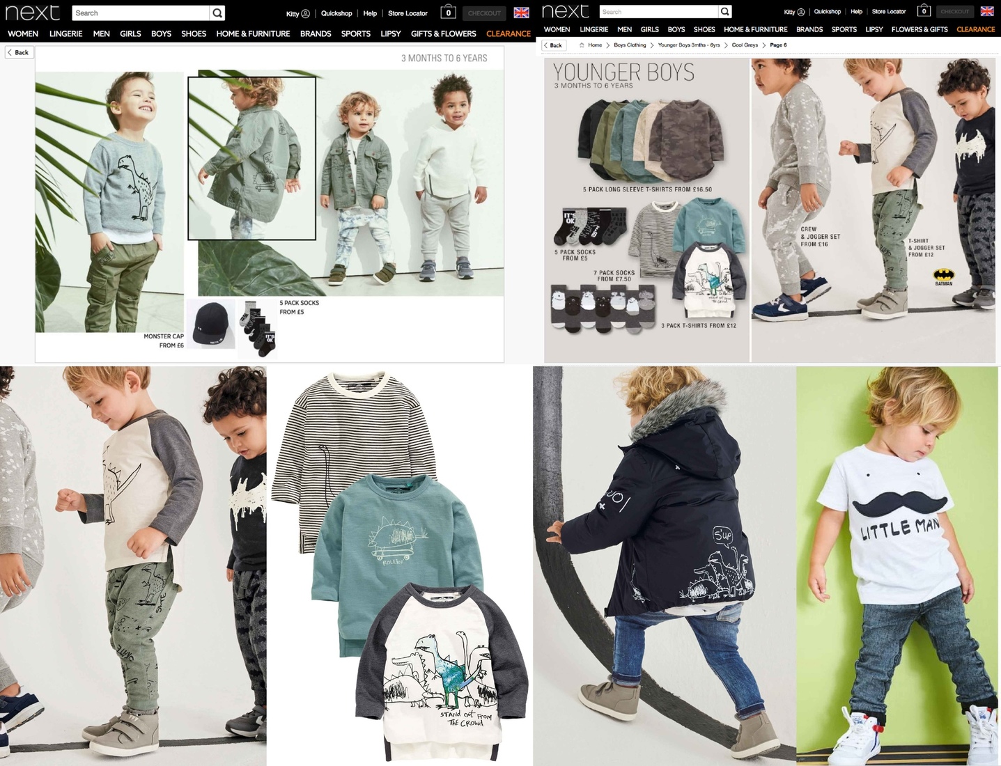 next clearance boyswear