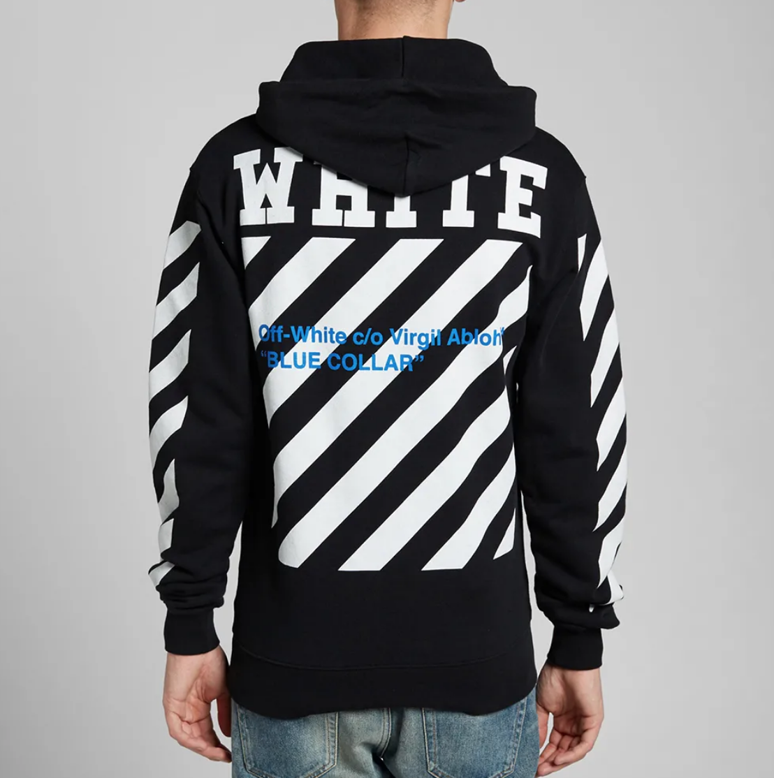 Off-White BLUE COLLAR パーカー ブラック Off-White BLUE COLLAR