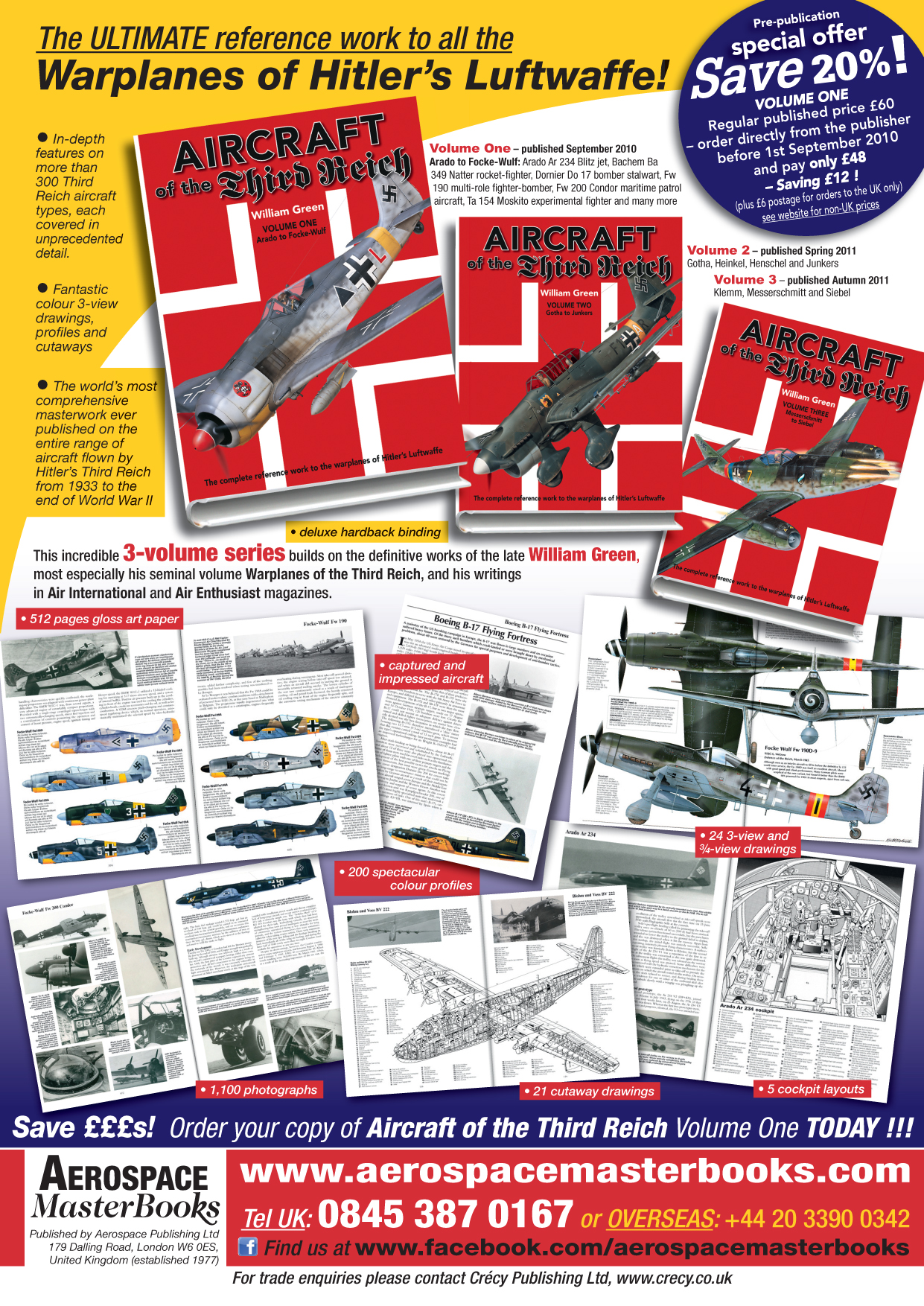 The Warplanes of the Third Reich: Green, William