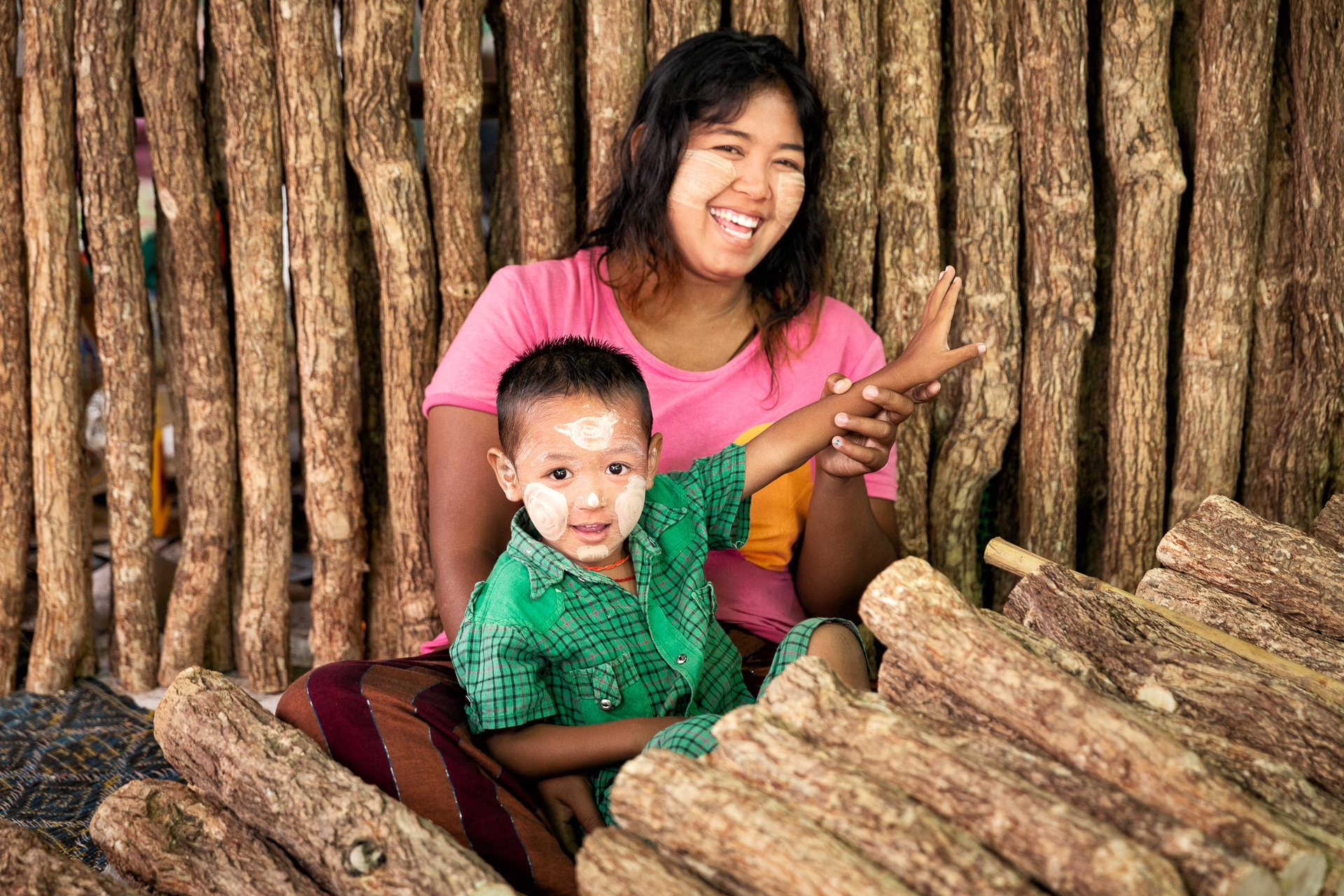 ミャンマーのタナカさん