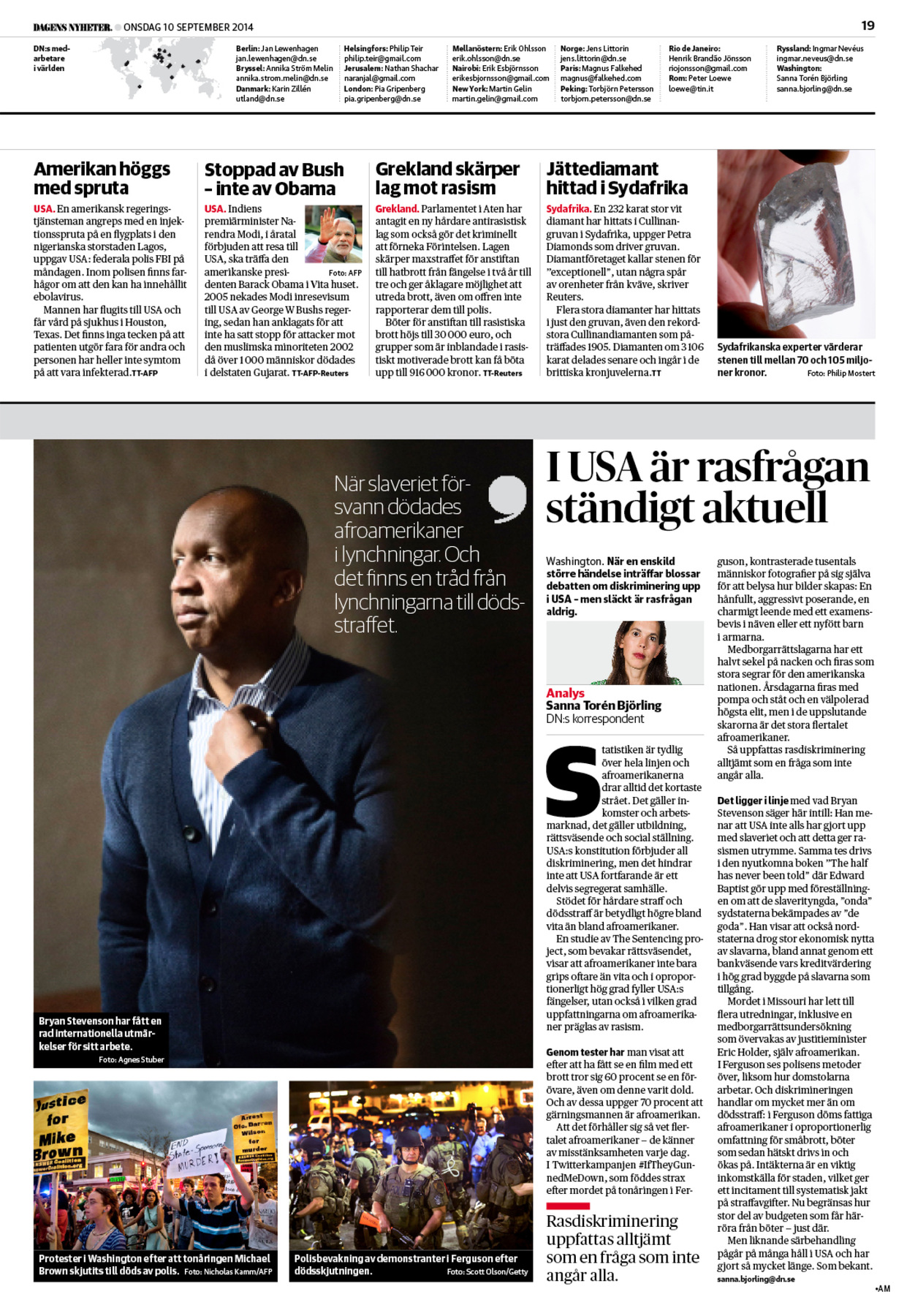 Afroamerikaner i nyheterna