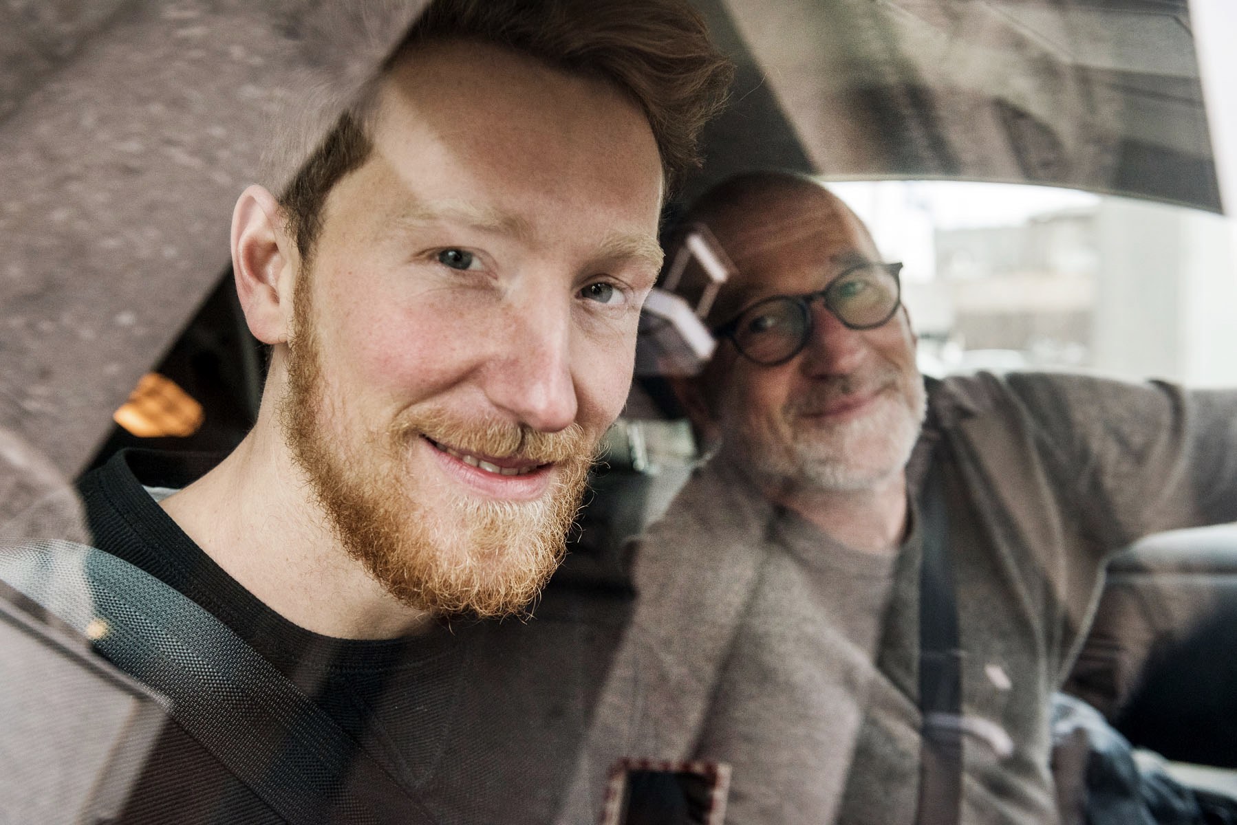 Peter Lohmeyer and Louis Klamroth for Nissan magazine