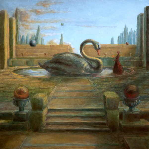 Paintings - Nikolina Petolas Artist | Blue Pear Saga