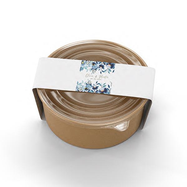 'Blue Greenery' Wedding Stickers