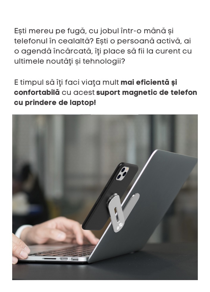 Стойка за телефон за лаптоп - eMAG.bg