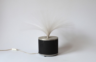 Lampe Féerie Optique en fibre de verre appelée Yenni circa 1970