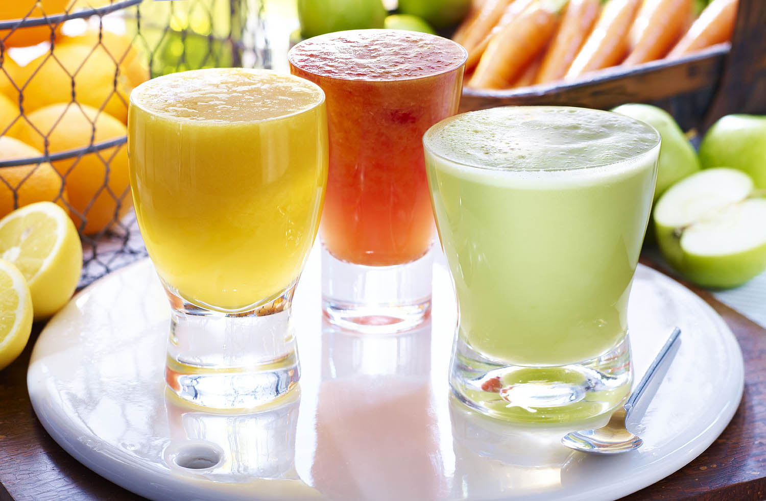 Fruit and Veg Drinks for Basilico drinks photographer London