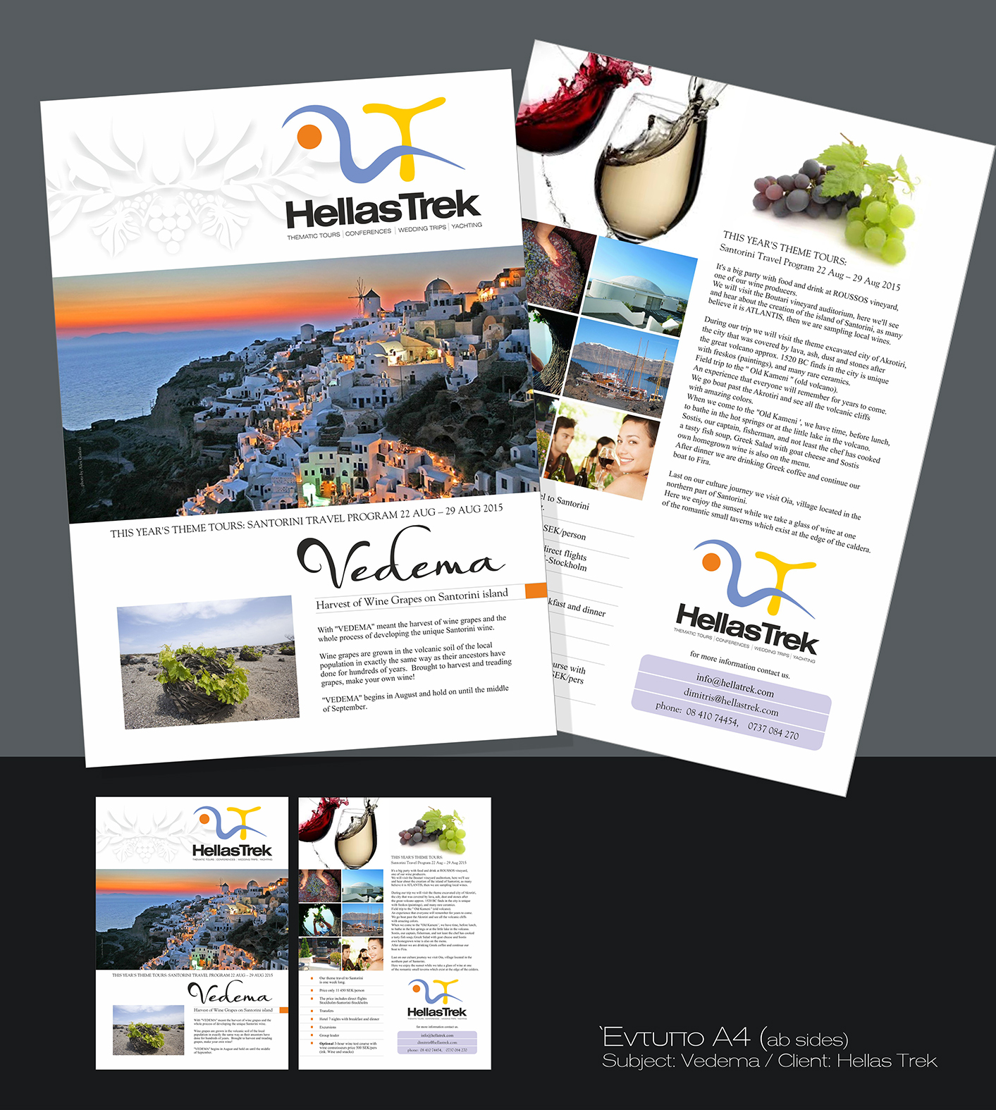 brochure design theme paper for flyers boat ride
