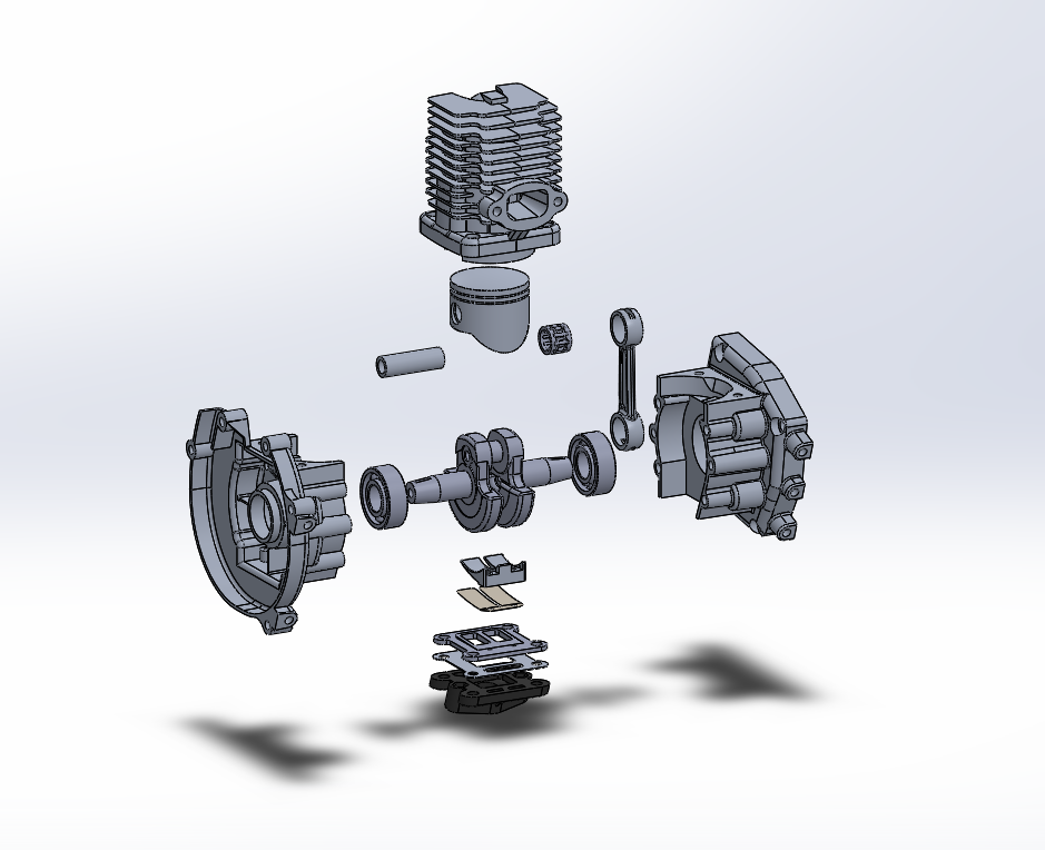 2 Stroke Engine Design