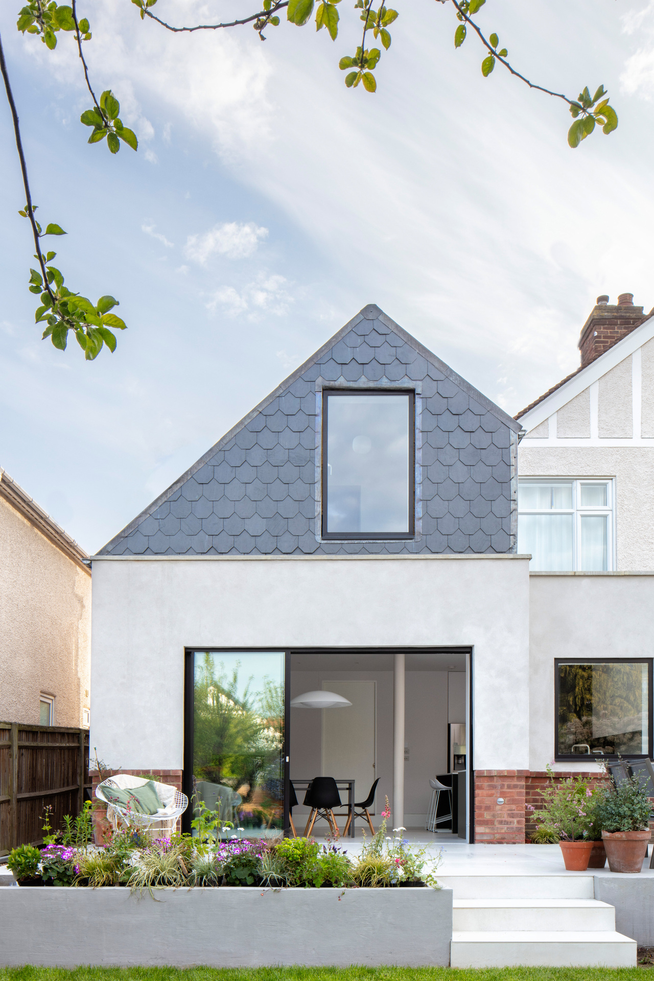 Hipped House - Two storey extension architect Surrey