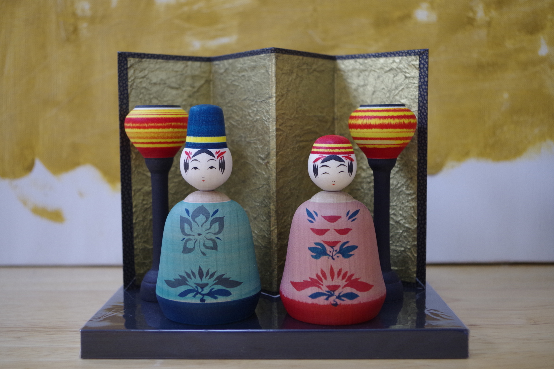 雛こけしや染料について