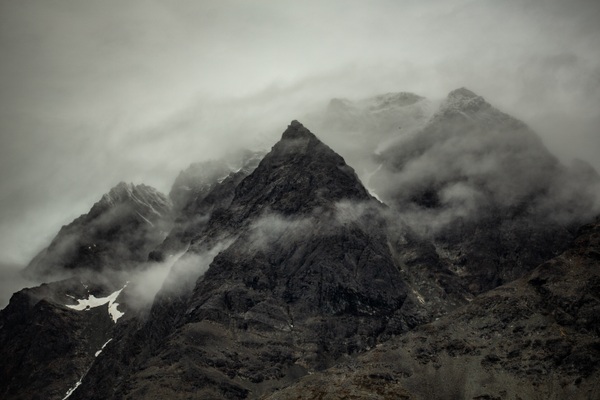 Moody mountains
