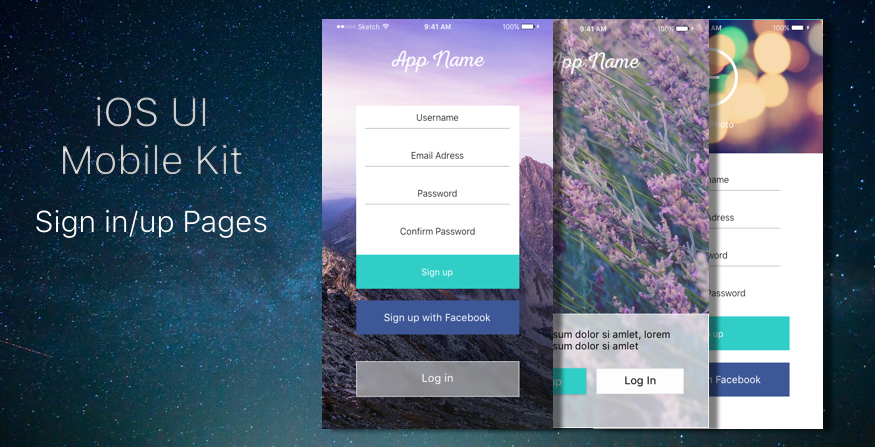 Elina Dobs - 20+ Sign In / Log In Pages for iOS Mobile